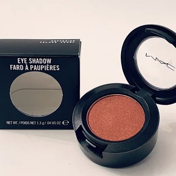 MAC Single Eyeshadow* ~ Coppering Veluxe Pearl (Auburn Red w/Gold) 1.3g NIB - Picture 5 of 9